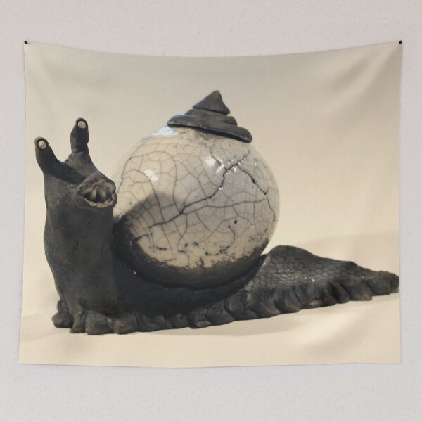 Item preview, Raku snail designed and sold by cuprum.