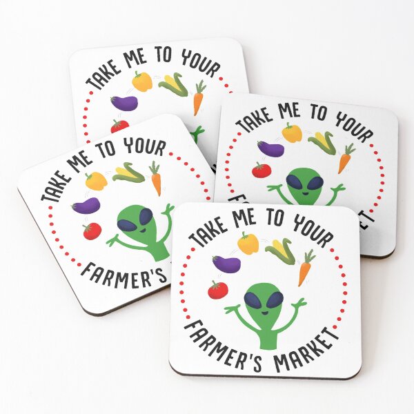 Item preview, Farmer's Market Alien designed and sold by Anna Fox.