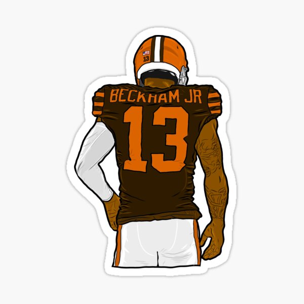 Cleveland Browns Beer Dog Shirt - Dawg Pound - Sticker