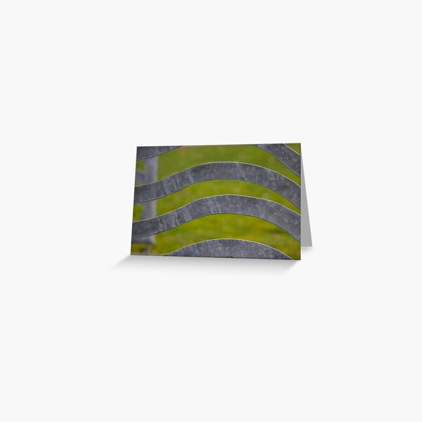 Waves of Steel Greeting Card