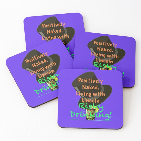Item preview,  Positively Naked. Living with Lincoln Risky Drinking! - Purple  designed and sold by aadventures.