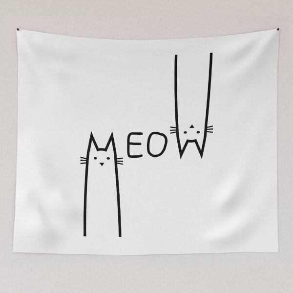 Item preview, Funny Miau Letter Cat Feline Pet Lover Gift designed and sold by ELKaito.