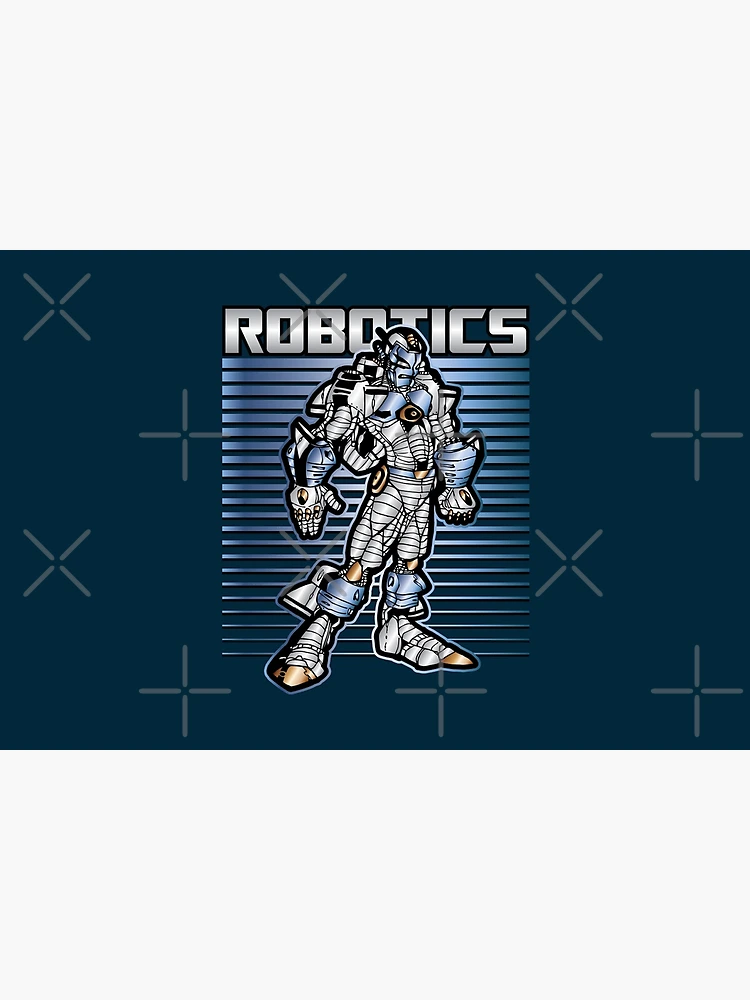 Thumbnail 6 of 6, Bath Mat, Robotics Man designed and sold by WBGraphix.