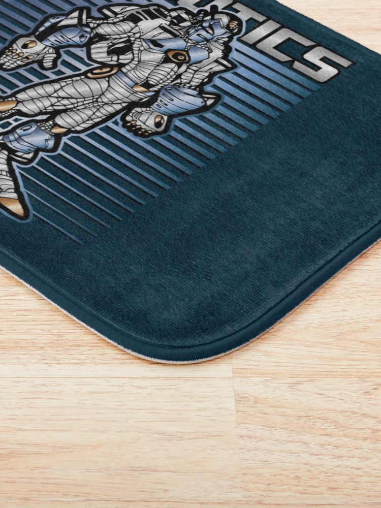 Thumbnail 3 of 6, Bath Mat, Robotics Man designed and sold by WBGraphix.