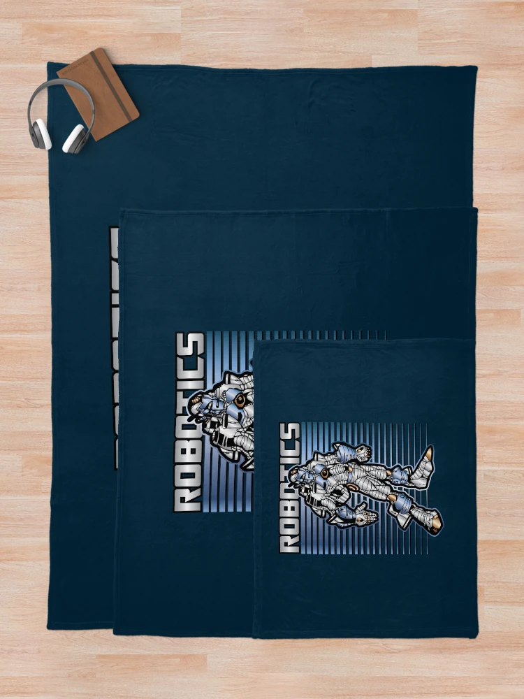 Thumbnail 5 of 6, Throw Blanket, Robotics Man designed and sold by WBGraphix.