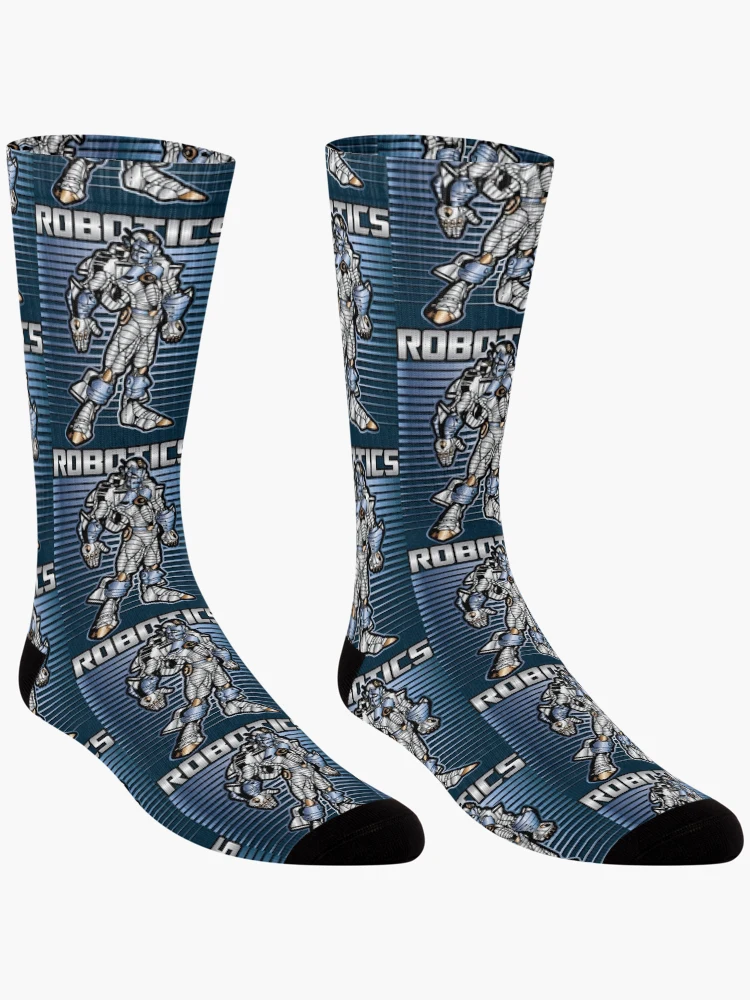 Thumbnail 3 of 5, Socks, Robotics Man designed and sold by WBGraphix.