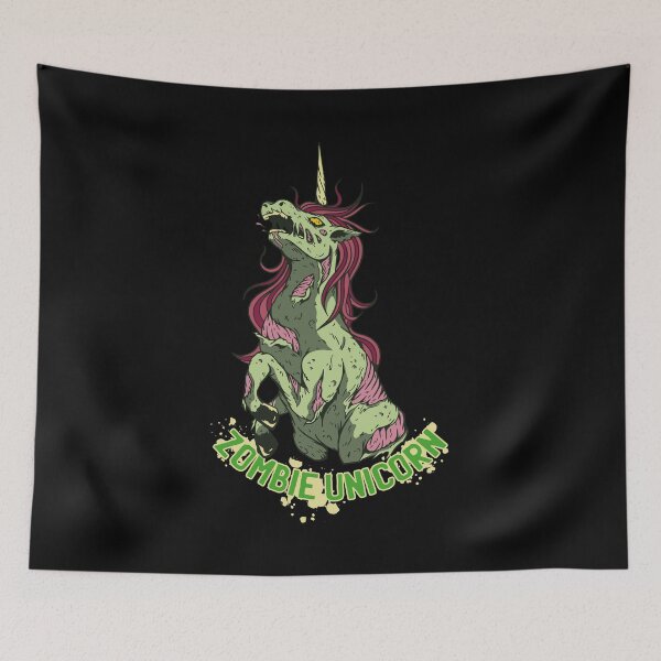 Item preview, Halloween zombie unicorn designed and sold by torlei565.