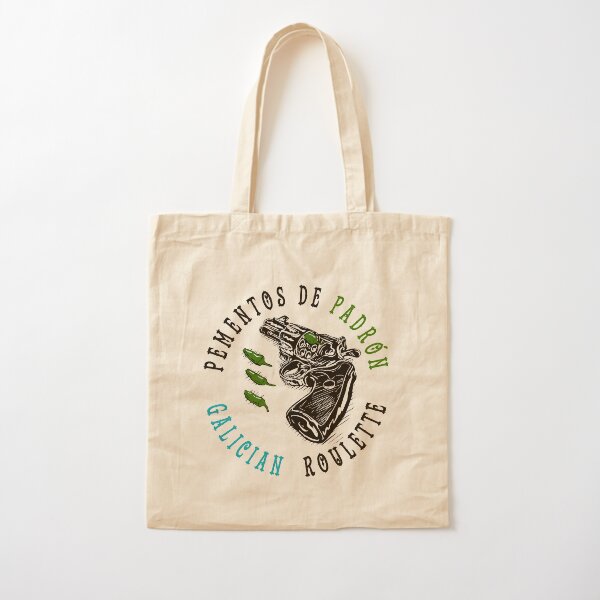 Pementos de Padrón - Galician Roulette Bolsa de algodón