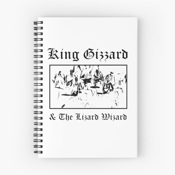 Item preview, King Gizzard and the Lizard Wizard Metal (black on white) designed and sold by Leatherface.