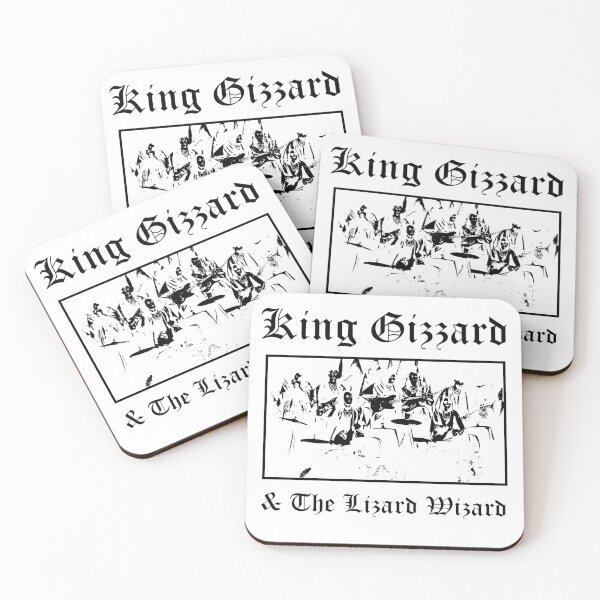 Item preview, King Gizzard and the Lizard Wizard Metal (black on white) designed and sold by Leatherface.