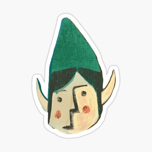 Green Pixie Sticker
