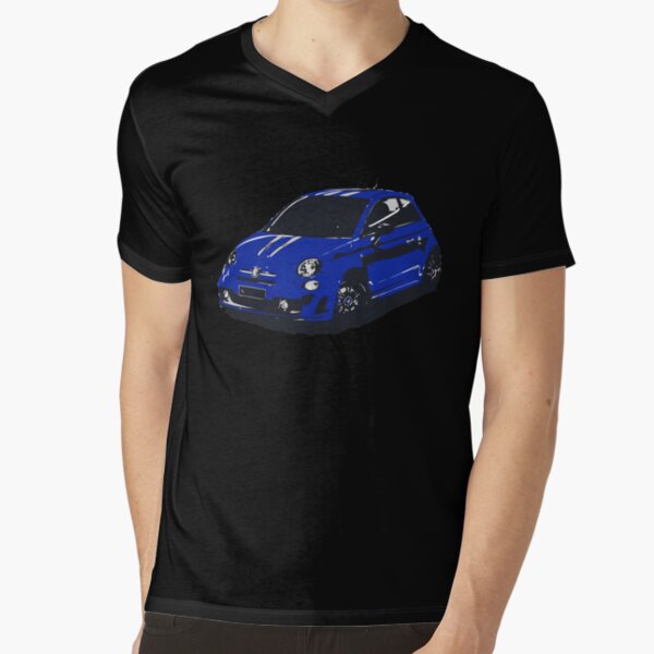 FIAT 500 Abarth - Cute Little Italian City Car V-Neck T-Shirt
