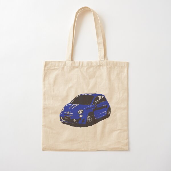 FIAT 500 Abarth - Cute Little Italian City Car Cotton Tote Bag