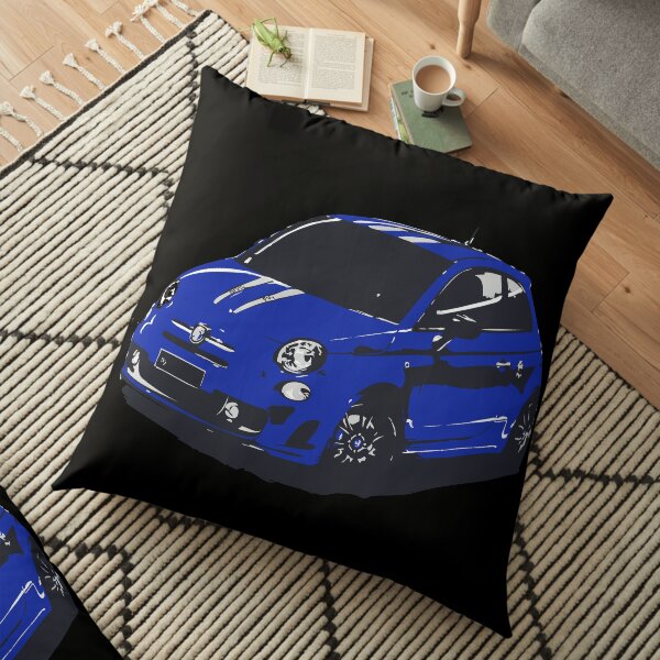 FIAT 500 Abarth - Cute Little Italian City Car Floor Pillow