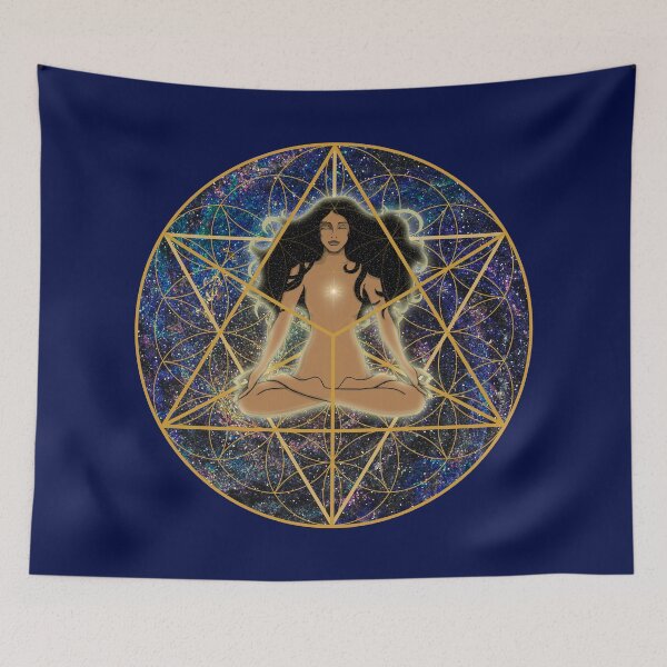 Item preview, Merkabah Flower of Life Mandala designed and sold by MandalaSoul.