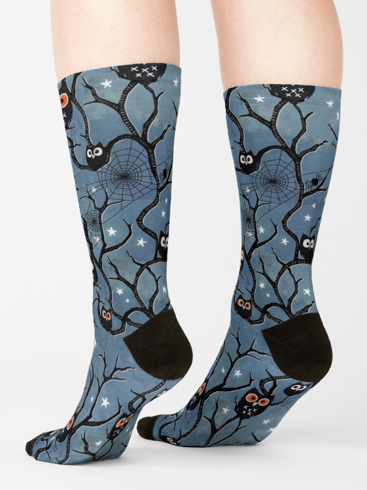 Alternate view of Spooky woods owls Socks