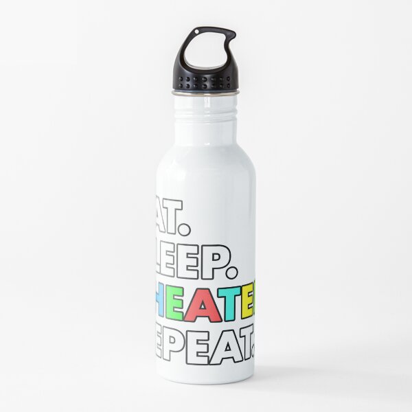 Eat sleep theater repeat Water Bottle