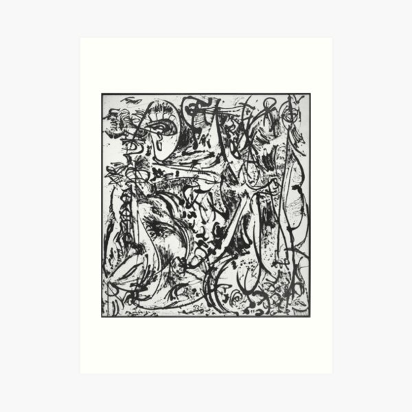 Jackson Pollock Last Works Art Print