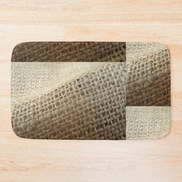 Item preview, IMAGE PRINT ONLY Hessian Burlap Woven Fabric Boho Look designed and sold by Beachy.