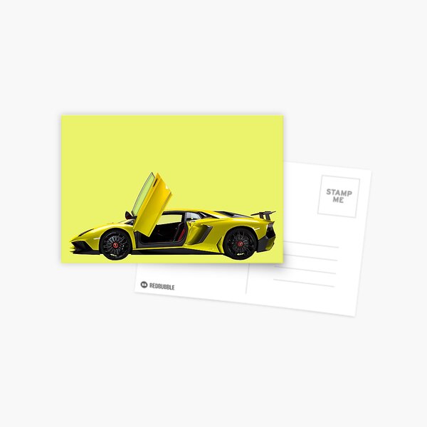 Lamborghini Postcard
