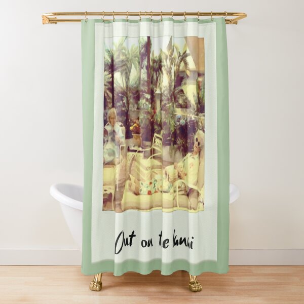 Out On The Lanai Shower Curtain