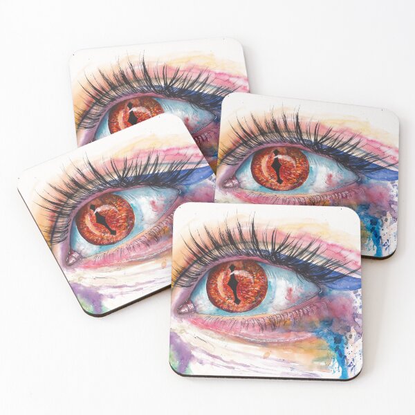 Item preview, eye watercolor designed and sold by nemfisart.