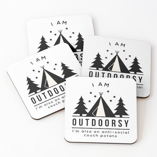 Item preview, I am outdoorsy designed and sold by SillyTees.