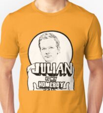 Julian Assange is my Homeboy Unisex T-Shirt