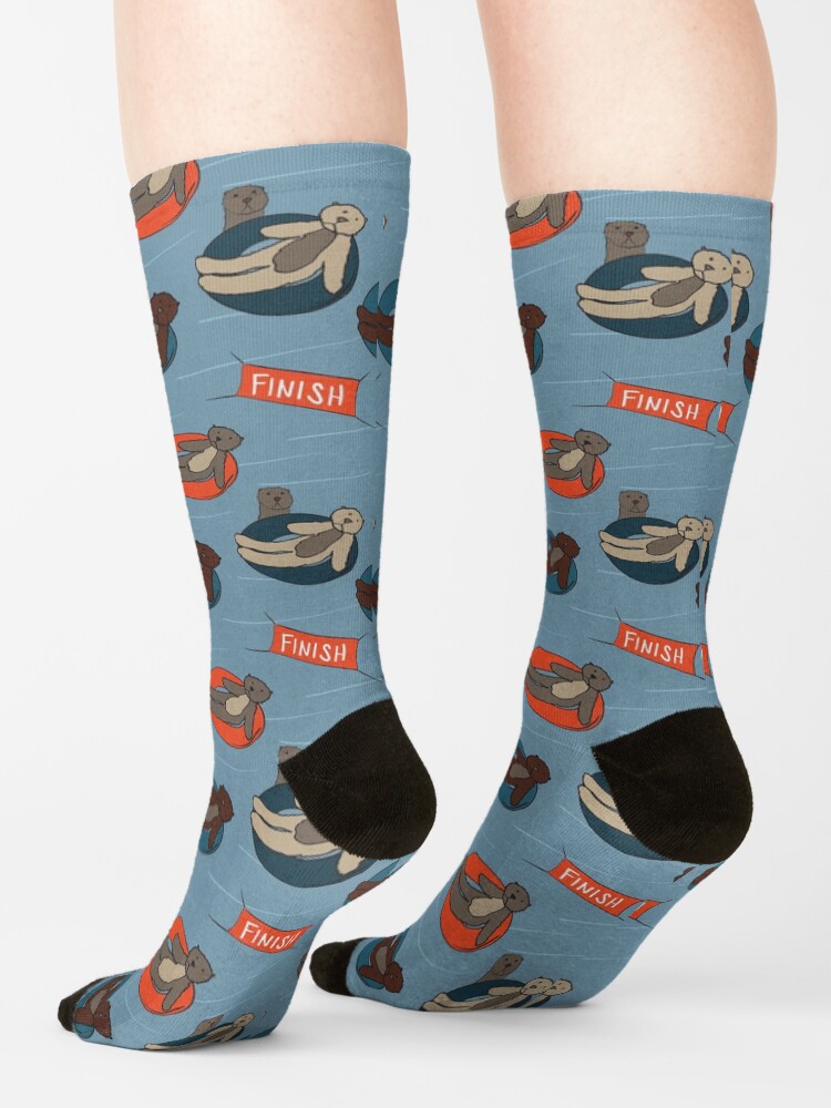 "Otter River Rafting" Socks by whyitsme Redbubble