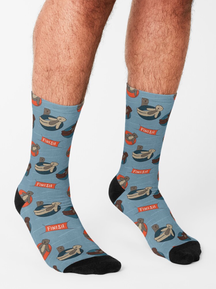 "Otter River Rafting" Socks by whyitsme Redbubble