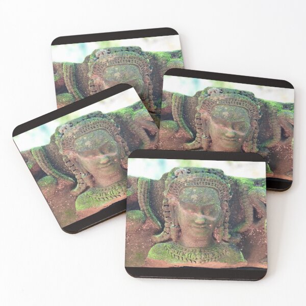 Item preview, Cambodia - Ta Prohm - grinning statue designed and sold by renprovo.