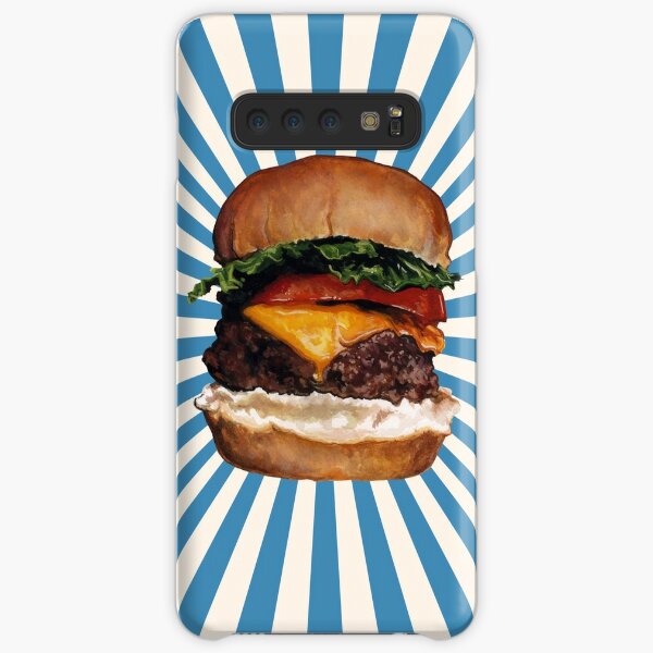 Cheeseburger Cases For Samsung Galaxy Redbubble - burger creator yummy roblox