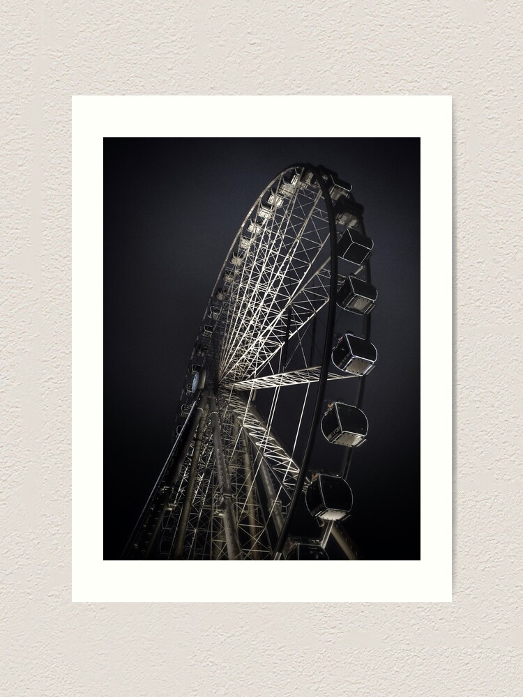 Alternate view of Manchester City Wheel Art Print