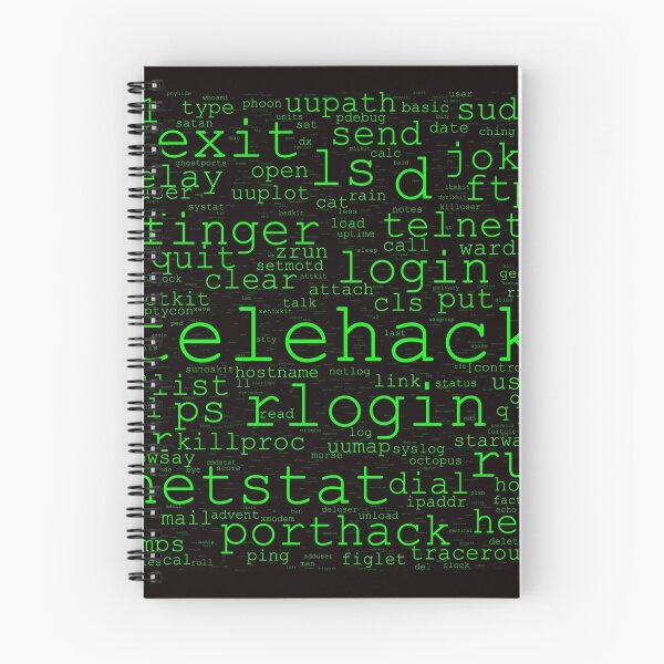 Item preview, Telehack Command word cloud designed and sold by CasperOrillian.