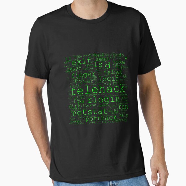 Item preview, Telehack Command word cloud designed and sold by CasperOrillian.