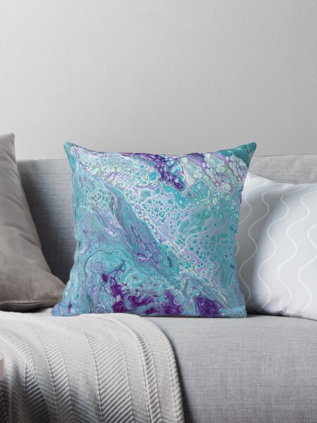 Item preview, Turquoise and Purple Marble designed and sold by Catherine Holcombe.