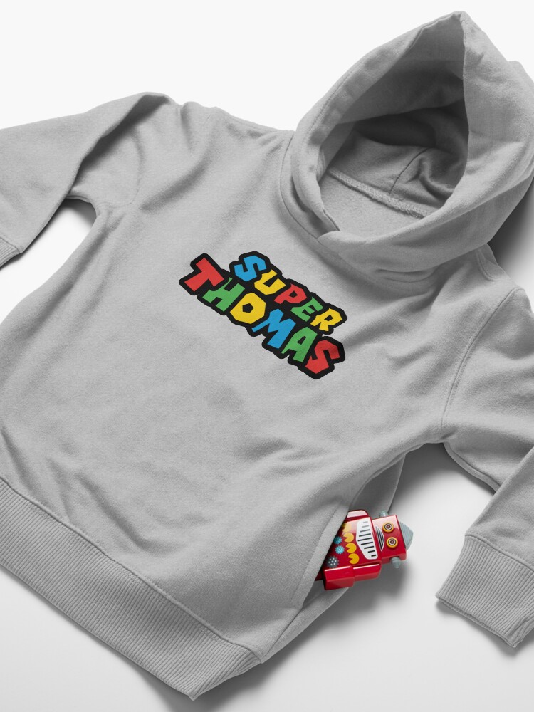 Alternate view of Super Thomas Toddler Pullover Hoodie