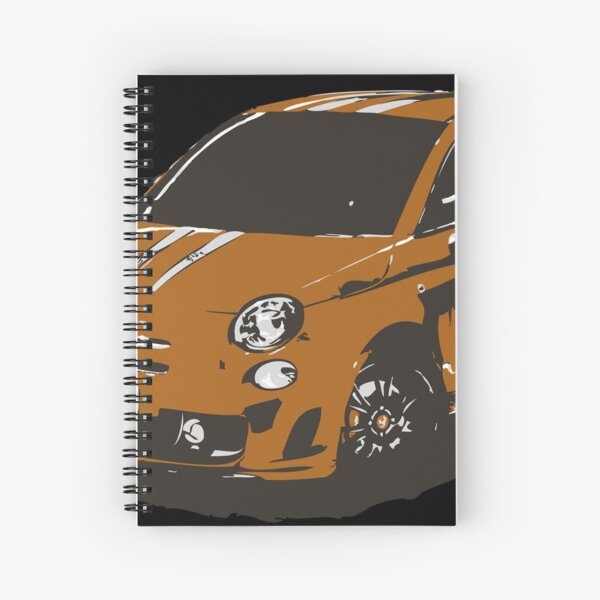 FIAT 500 Abarth - Cute Little Italian City Car Spiral Notebook