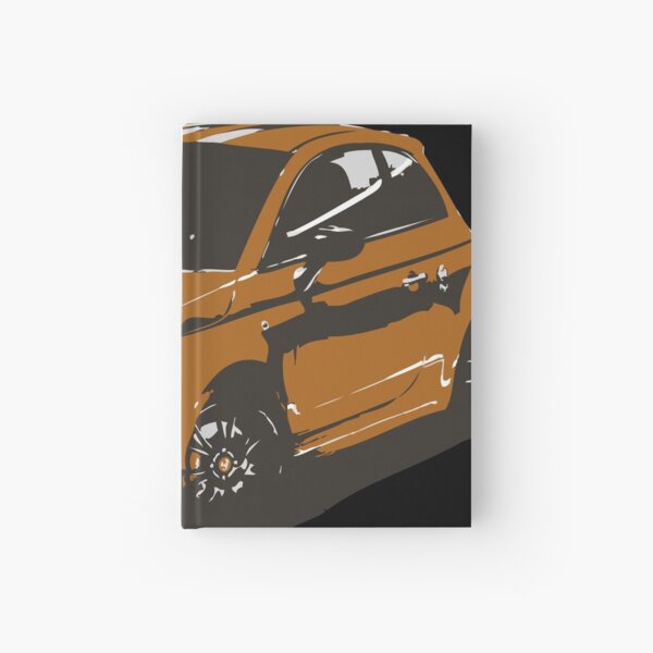 FIAT 500 Abarth - Cute Little Italian City Car Hardcover Journal