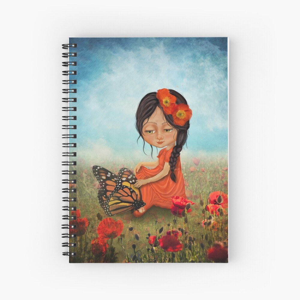 Item preview, Spiral Notebook designed and sold by jitterfly.