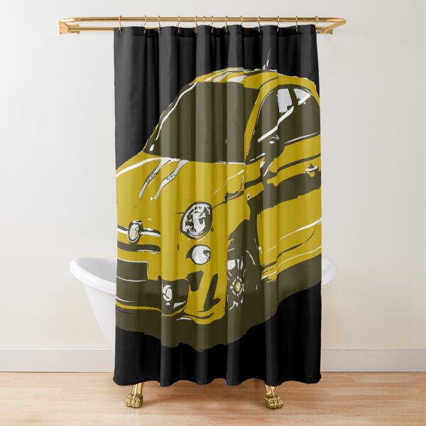 FIAT 500 Abarth - Cute Little Italian City Car Shower Curtain