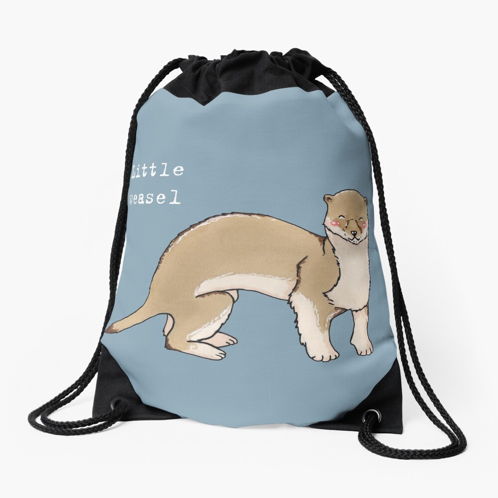 A little weasel - Animals series Drawstring Bag