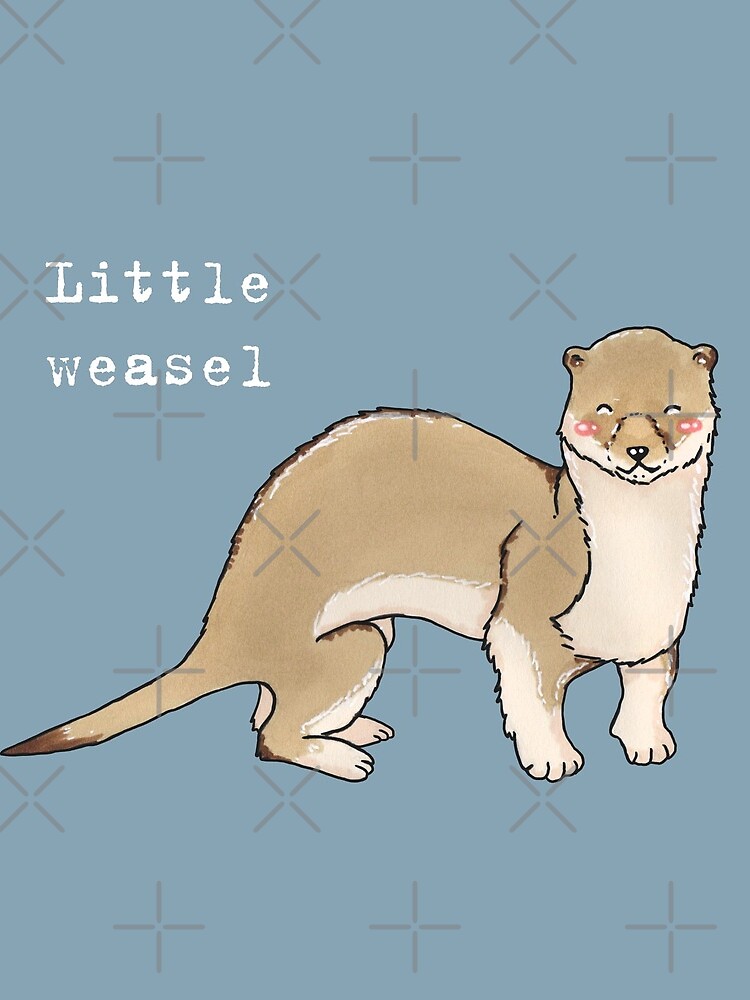 A little weasel - Animals series by BeeHappyShop