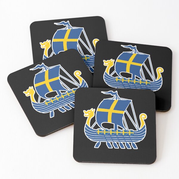 Item preview, Sweden Viking Ship Gift Valhalla Swedish Viking designed and sold by DSWShirts.