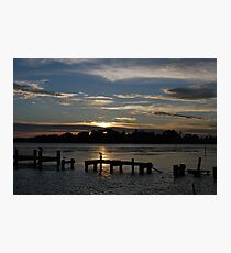 Budgewoi lake,,9-11-2010.Sunrise.No2. Photographic Print