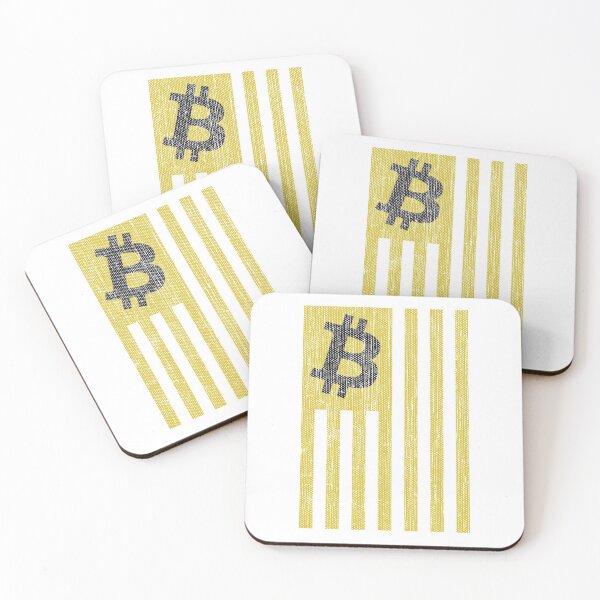 Item preview, Bandera americana inspirada en Bitcoin designed and sold by Douglas Berg.