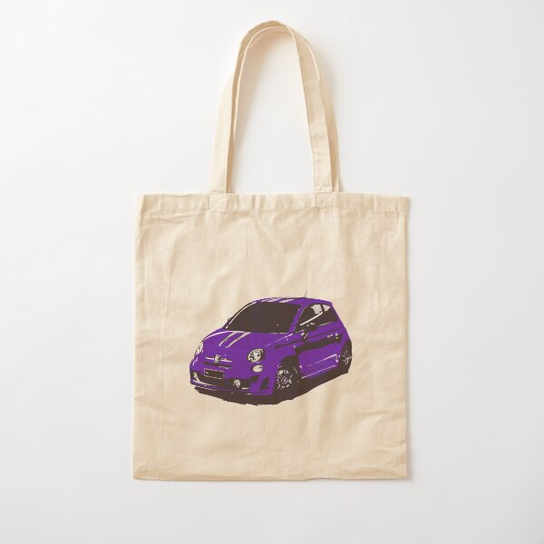 FIAT 500 Abarth - Cute Little Italian City Car Cotton Tote Bag