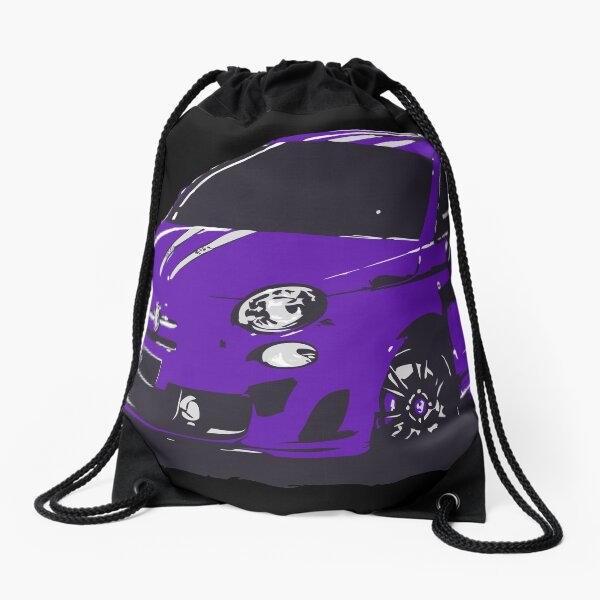 FIAT 500 Abarth - Cute Little Italian City Car Drawstring Bag