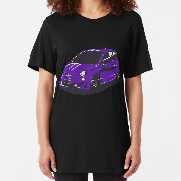 FIAT 500 Abarth - Cute Little Italian City Car Slim Fit T-Shirt