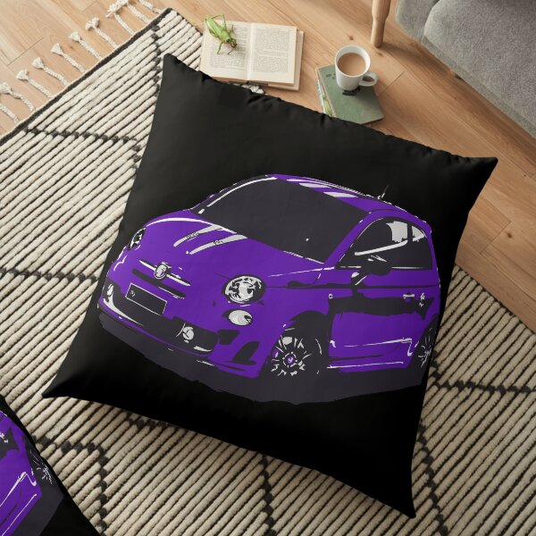 FIAT 500 Abarth - Cute Little Italian City Car Floor Pillow